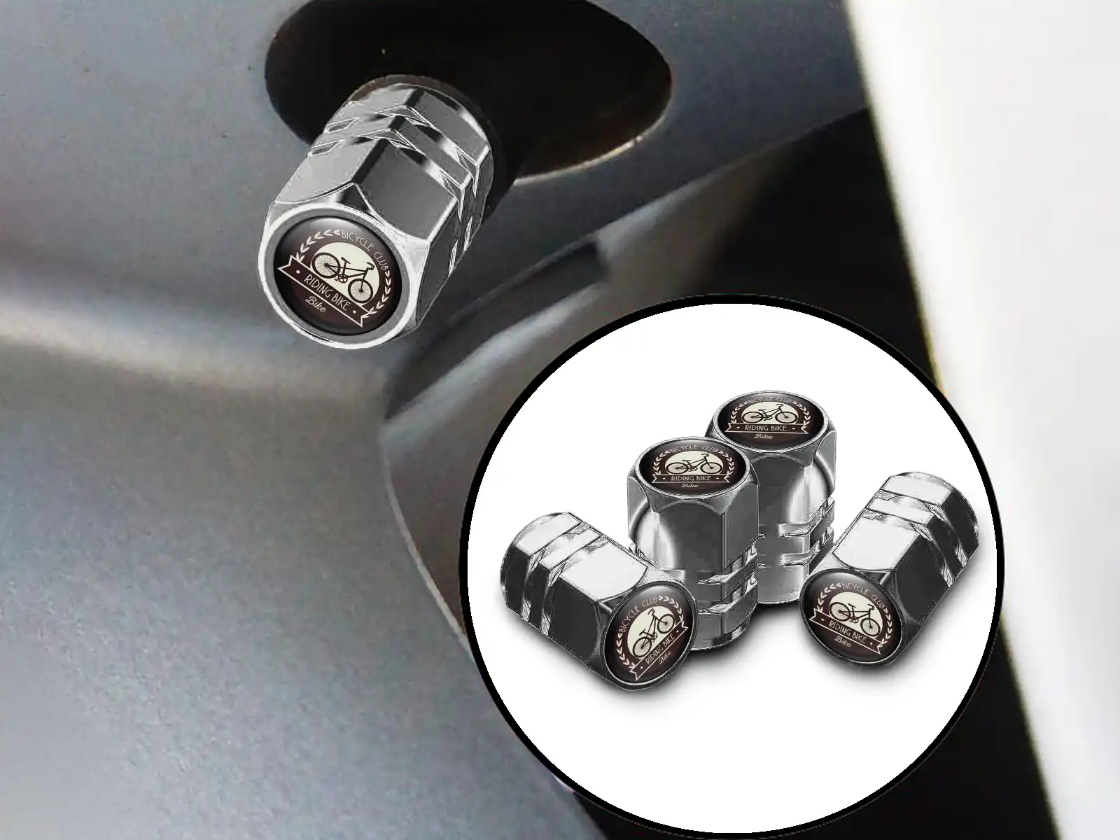 Tires Valve Caps for Bikes Premium Edition